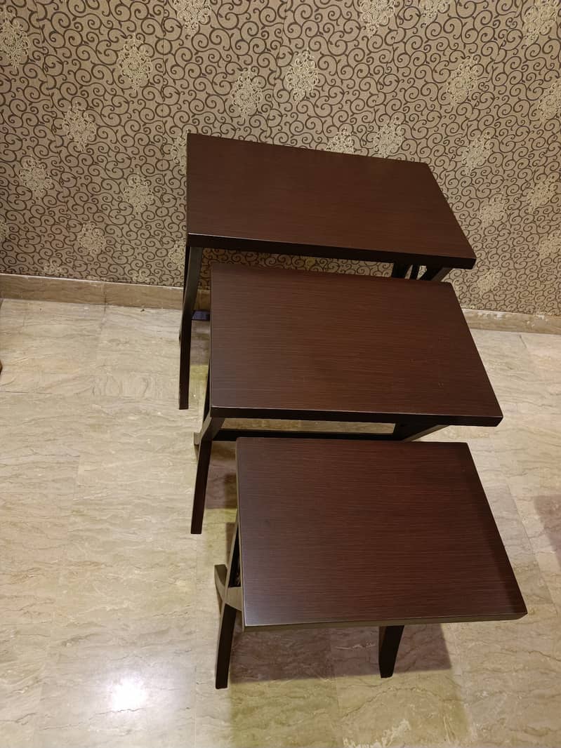 Coffee Table set of 3 tables (Nest Set, Corner Tables) 7
