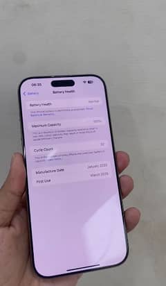 Iphone 16 Pro Max JV 256 Storage
