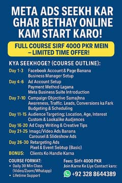 DIGITAL MARKETING (META ADS) JUST 4000
