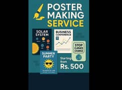 Poster | Custom Poster Making – School, Events, Business & More!