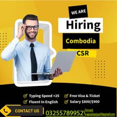 Chinese Compiney Hiring  Call Center Agents For Combodia Team
