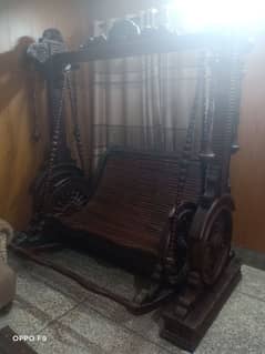 wooden jhoula