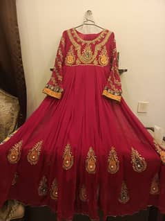 Embroiderd long frock maxi style
