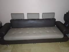 Leather Sofa Set  with unique table