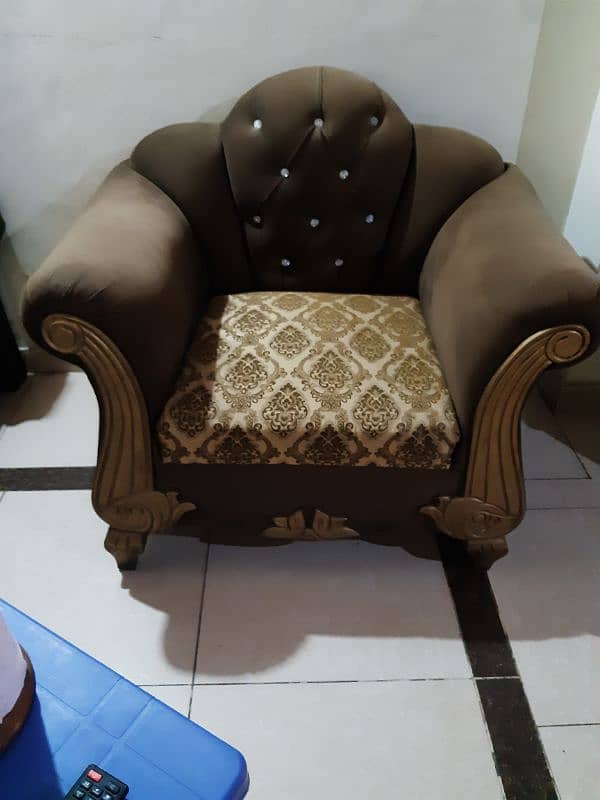 sofa set 1 2 3 almost new condition 3