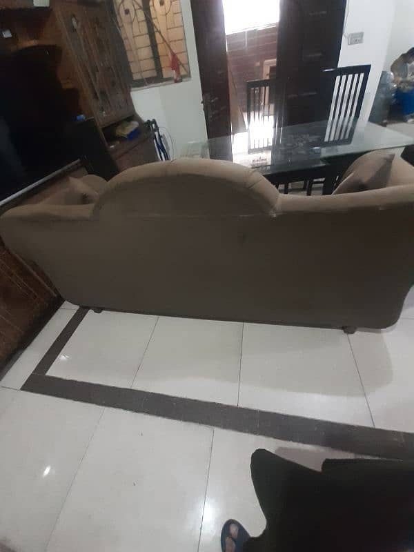 sofa set 1 2 3 almost new condition 9