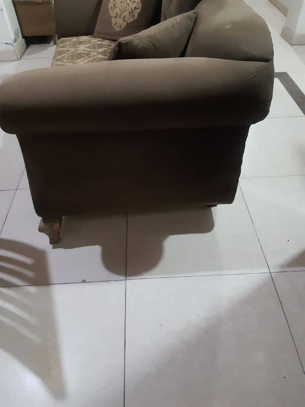 sofa set 1 2 3 almost new condition 10