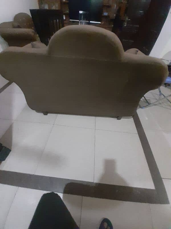 sofa set 1 2 3 almost new condition 11