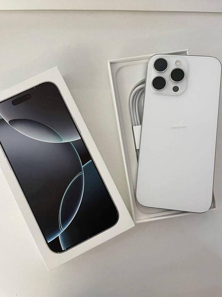 iPhone 16 pro max 256 just 2 days use physical+esim with complete box 3