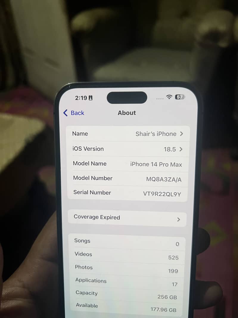 iphone 14 Pro Max non pta 256 6