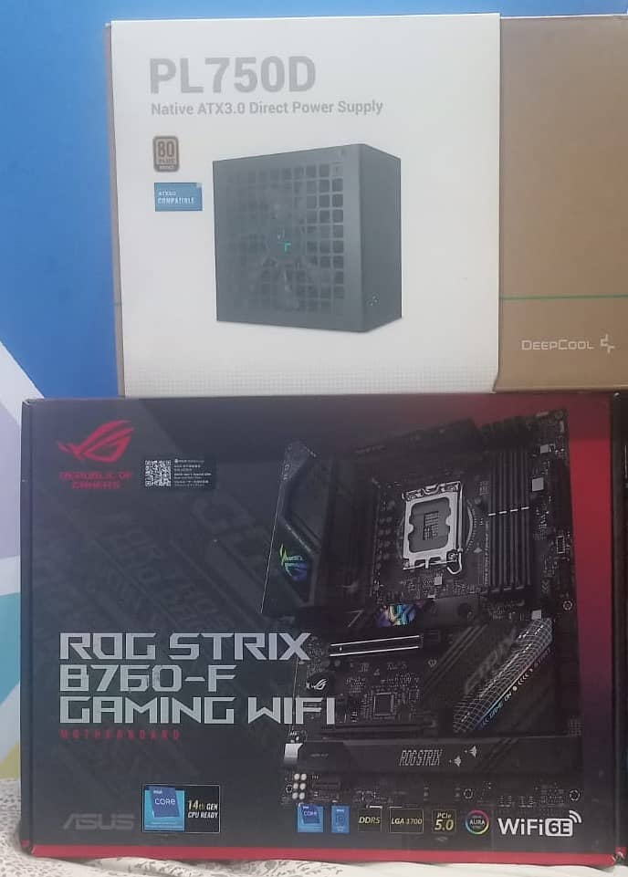 Gaming Computer i5 14400F, Asus ROG B760F, RTX 3070 8GB, 16GB DDR5 7