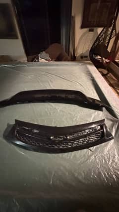 Corolla 16-18 front GT grill and ducktail spoiler for Corolla 14-24