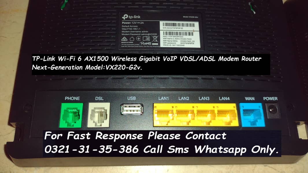 tplink wifi router ax1500mbps 3