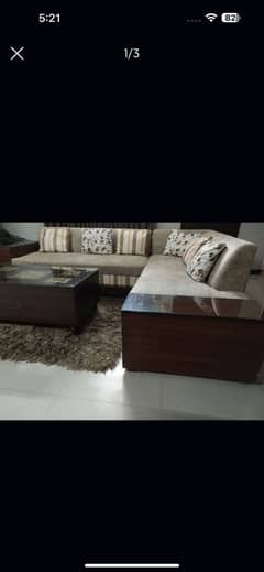 L shaped Sofa for sale mint condition