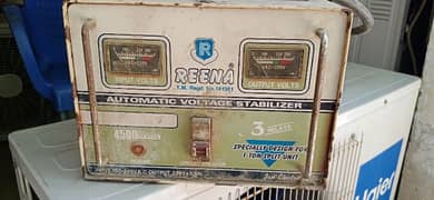 4500  watts stabilizer silver