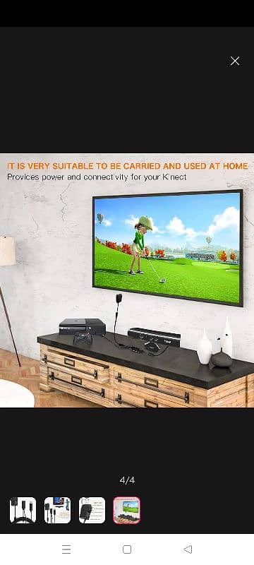 Original USB AC Adapter for 360 kinect sensor system 03085017127 0
