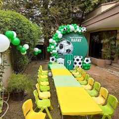 balloons decoration jumping castle slide water slide bollpit.