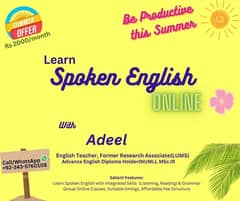 Learn Spoken English Online | Personal & Group Classes Available