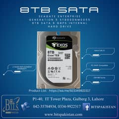 8TB  Hard Drive For PC  Data Storage /Surveillance DVR /Gaming PC