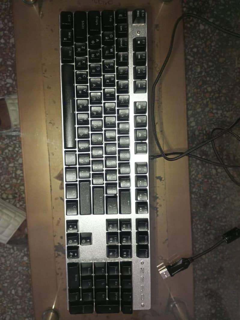 Zero Gaming Keyboard Box Packed 3