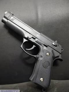 Exciting Black Plastic Toy Gun - 1 Pc