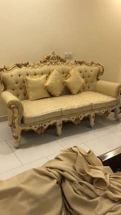 Carving Sofa Set 5 seater