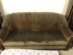 Sofa set with two tables