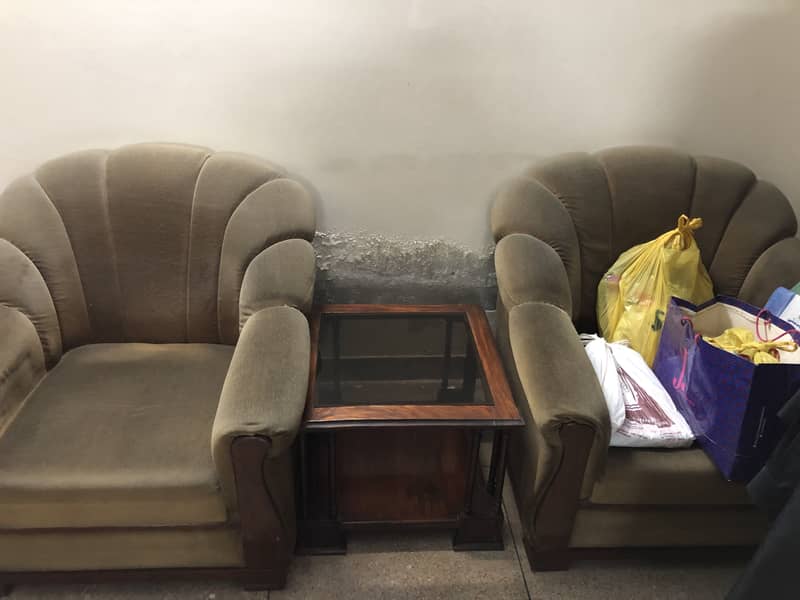 Sofa set with two tables 2