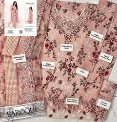 3pcs  woman embroidered suit