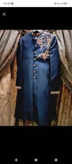 Embroidery sherwani 1 piece