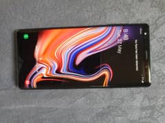 Samsung note9 Ram6 Rom128 GB dual sim pta official approved only sim