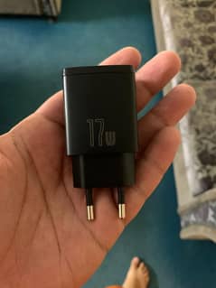 Baseus 3 USB Port 17 Watt Fast Charger Android Type C Micro Usb
