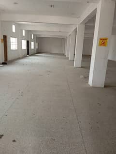 1.5 Kanal Factory For Rent.