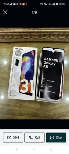Samsung A31 128GB memory 4+2 GB RAM