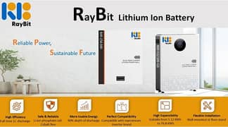51.2 V 100 AH,Lithium battery,Raybit Battery/