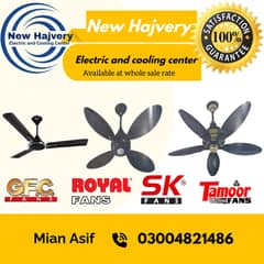 AC & DC fan/ceiling fan/royal fan/sk fan/younis fan/sofi fan