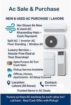 Old Ac Sale Purchase /Ac Purchase/Dc inverter Ac/split Ac/window Ac