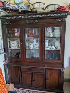 mirror with drawers + almari