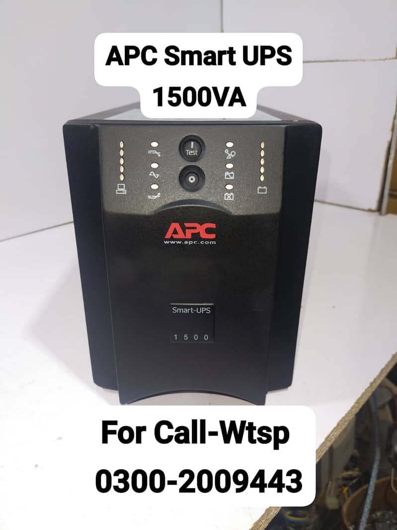 APC UPS 1000WATT 1.5KVA/APC Smart UPS 1500VA 1000WATT/UPS APC 1000WATT 0