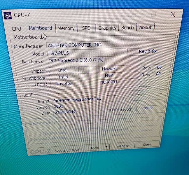 Asus H97 Plus 4th Gen Gaming Motherboard - LGA1150 6