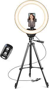 26 cm Ring light & 7FT stand available for sale
