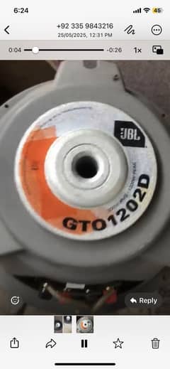 Aoa woofer for sale JBL made in korea  out class  sound  non repair