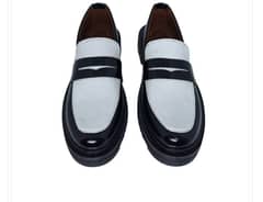 Brand New Black & White Loafers (Men’s) – Stylish & Elegant