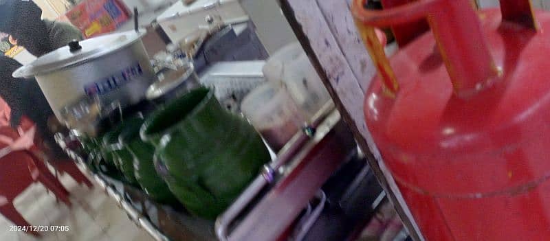 1 Chai Counter, 1 Tawa Counter, 1 table Counter 2