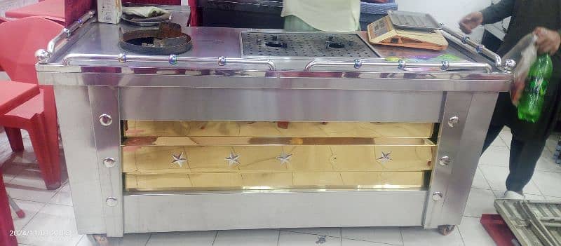 1 Chai Counter, 1 Tawa Counter, 1 table Counter 9