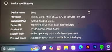 LENOVO THINK PAD X390 WITH ORIGINAL CHARGER URGENT SALE!!