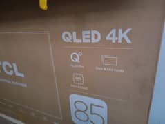 TCL 85inch Q led pro like new 17 month wanrty left it's like new