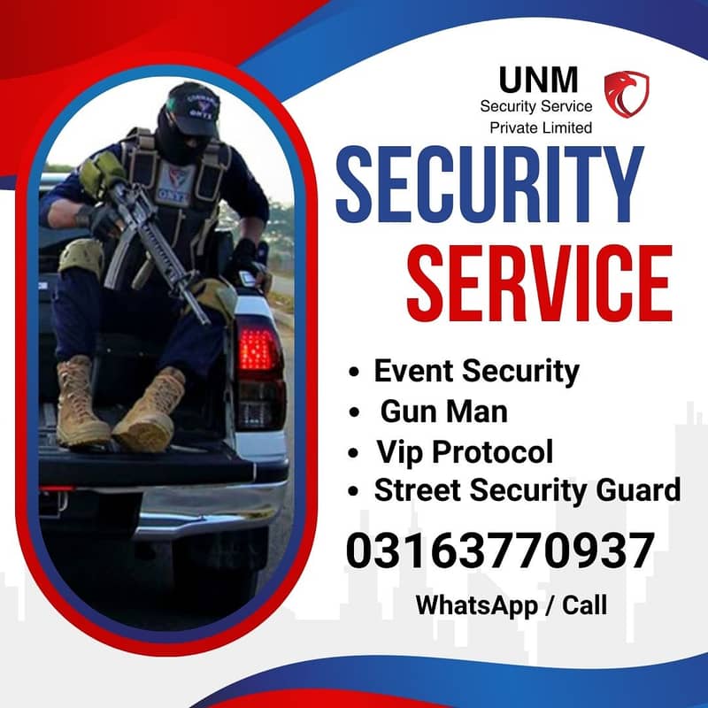 Security Guards Services | VIP Events security | SSG Commando 0