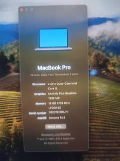 MacBook Pro 2020 Intel 13inch