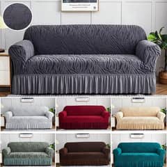 Zebra velvet sofa cover customized size available